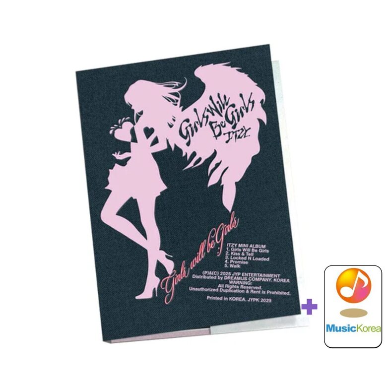 ITZY - 10th Mini Album [Girls Will Be Girls] (Folder Ver.) + MusicKorea Photocard